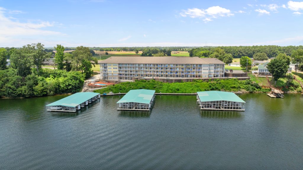 Condo view from the river